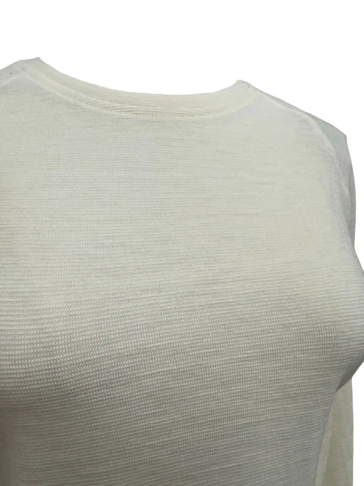 Long Sleeved Crew Neck Top 180gsm (Rib)