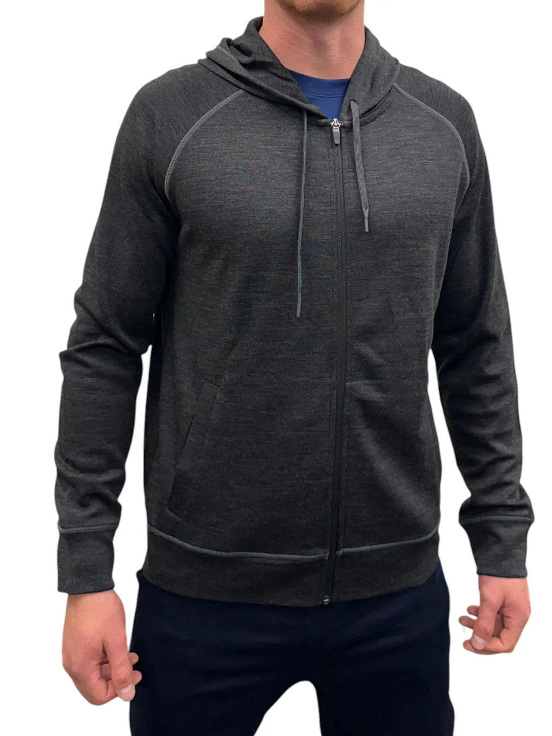 Wool Fleece Hoody Jacket 350gsm
