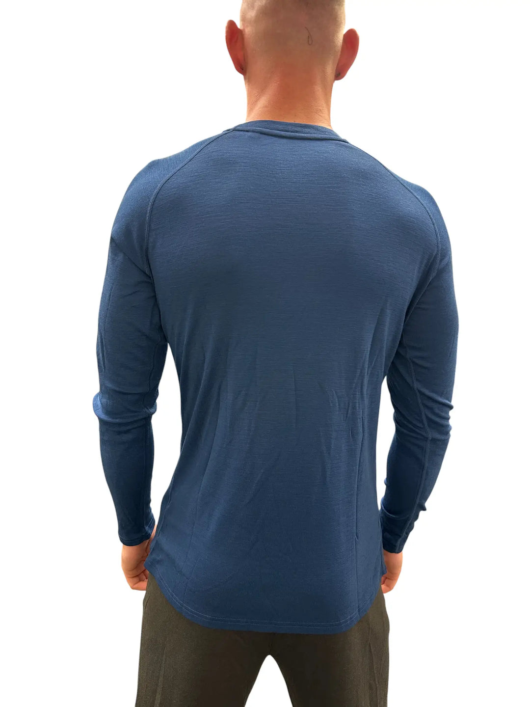Long Sleeved Crew Neck Top 180g(Rib)
