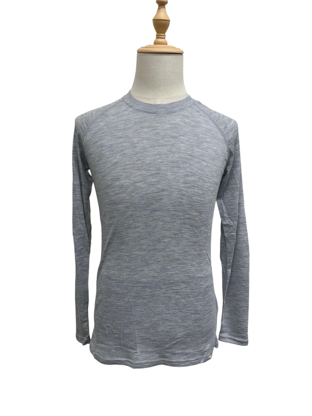 Long Sleeved Crew Neck Top 180g(Rib)