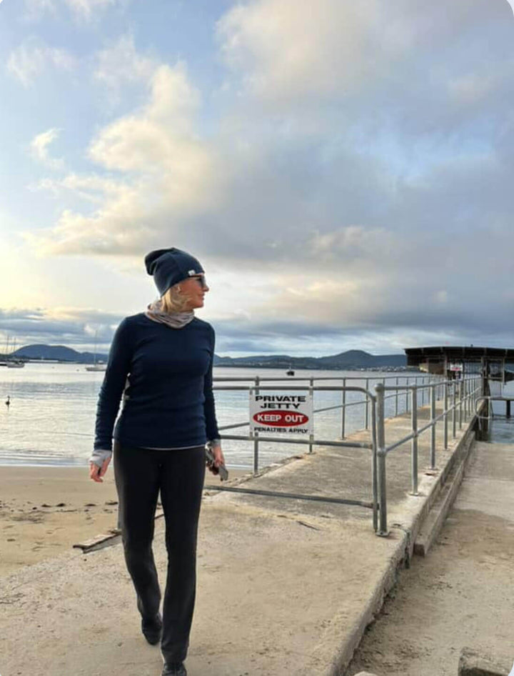 Unisex Double-Layer Merino Wool Beanie