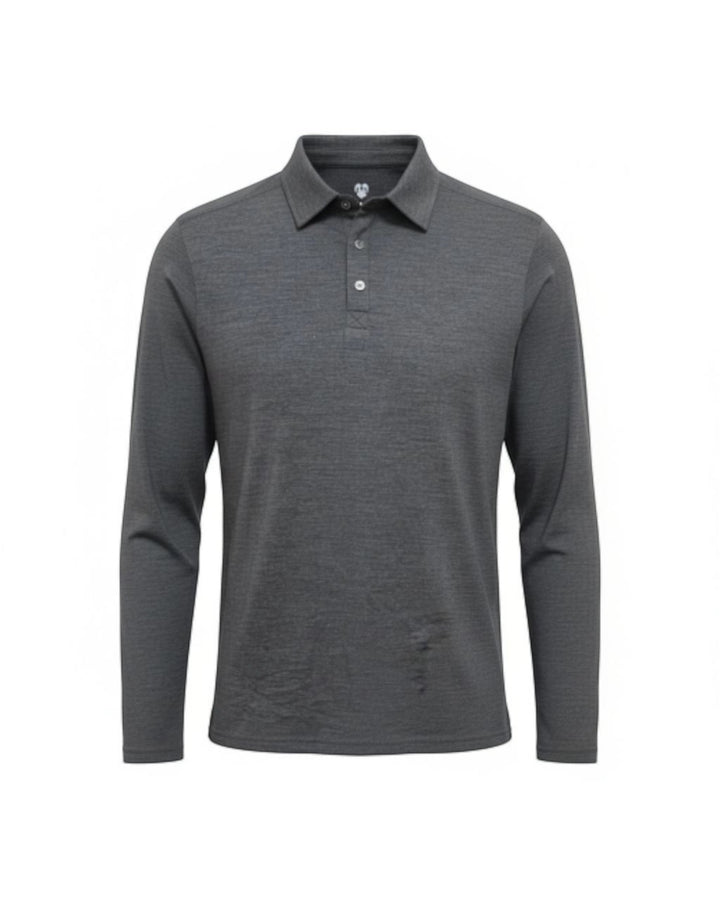 Collared Polo Top- Long Sleeve