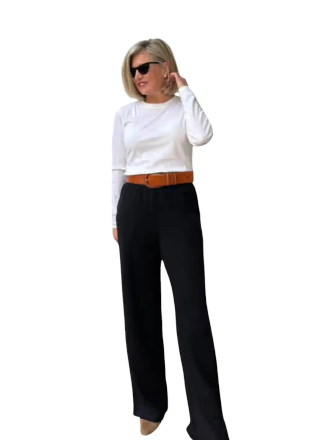 Long Sleeved Crew Neck Top 240g
