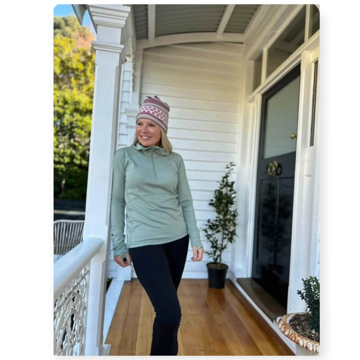 Zip Neck Hoody 200g
