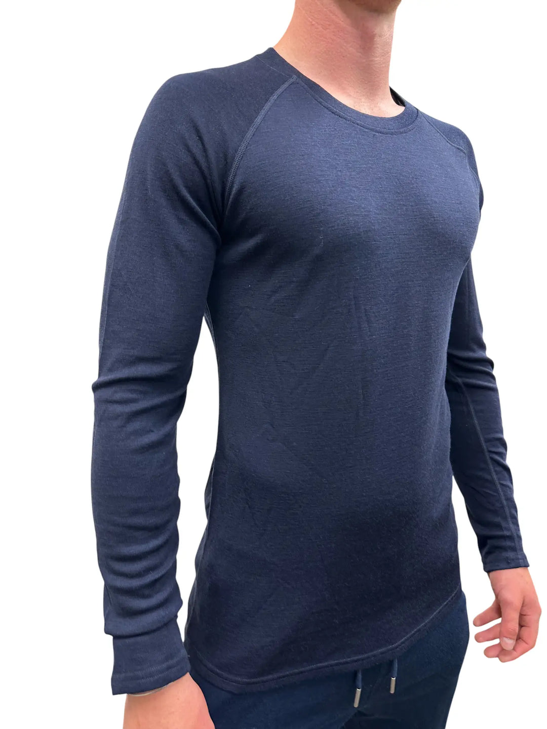 Long Sleeved Crew Neck Top 230g(Rib)