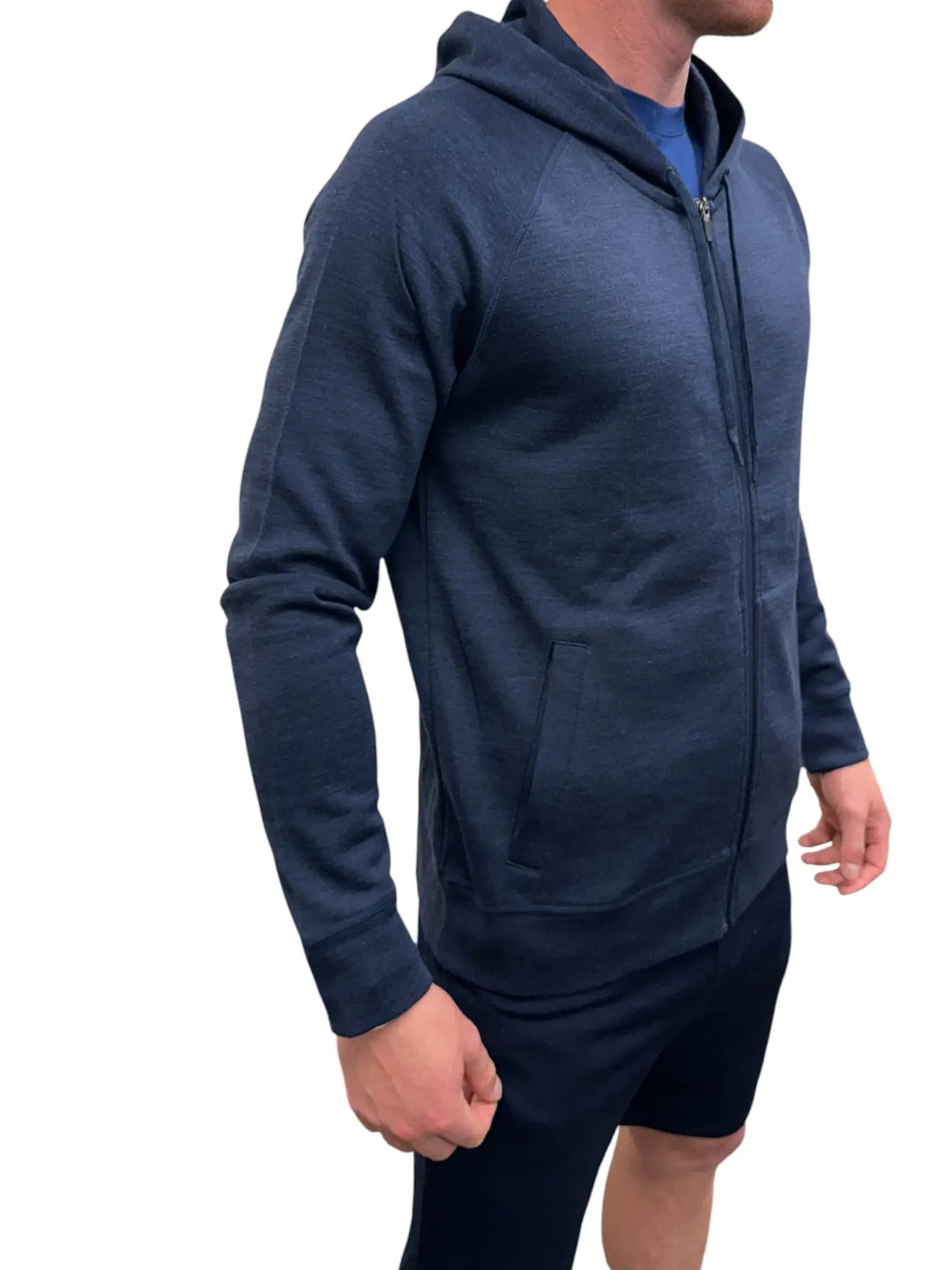 Wool Fleece Hoody Jacket 350gsm