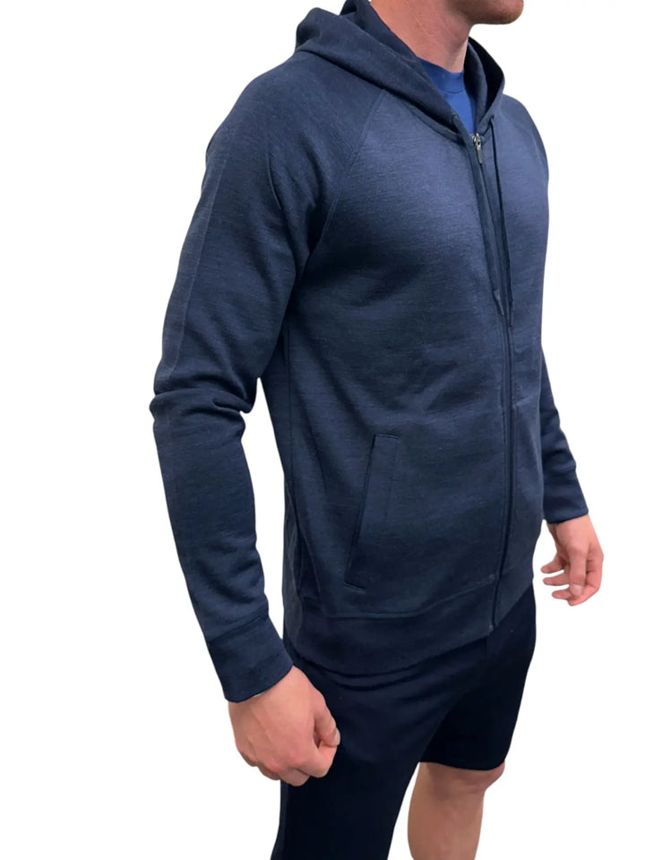 Wool Fleece Hoody Jacket 350gsm