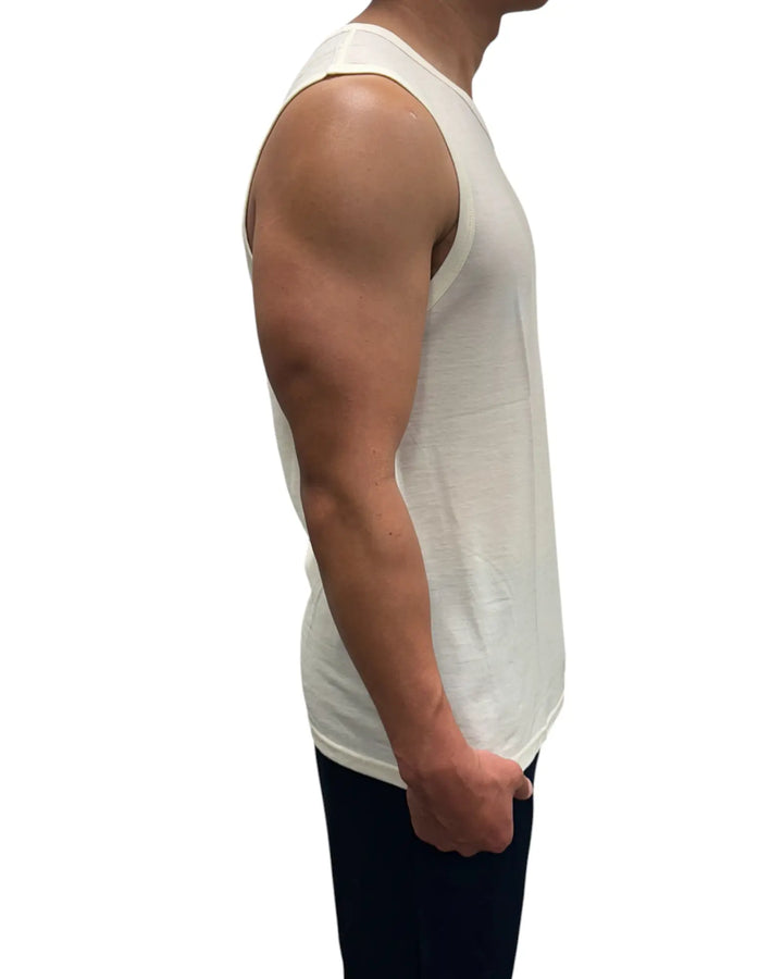 Sleeveless Crew Neck Top