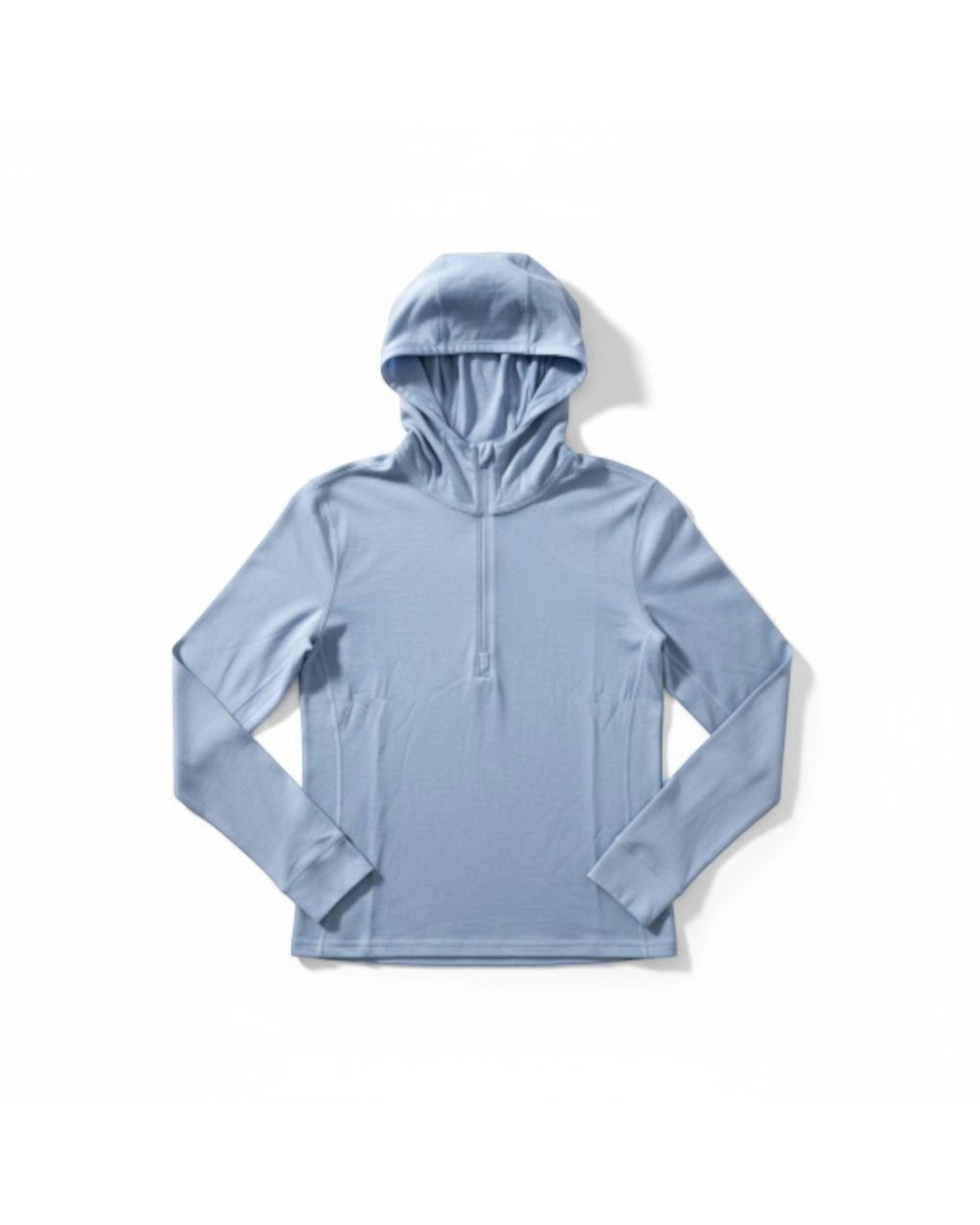Womens Merino LS Zip Neck Hoody