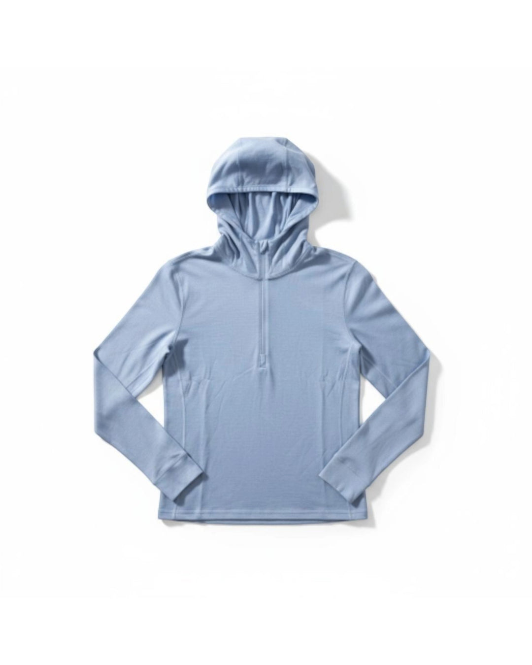 Womens Merino LS Zip Neck Hoody