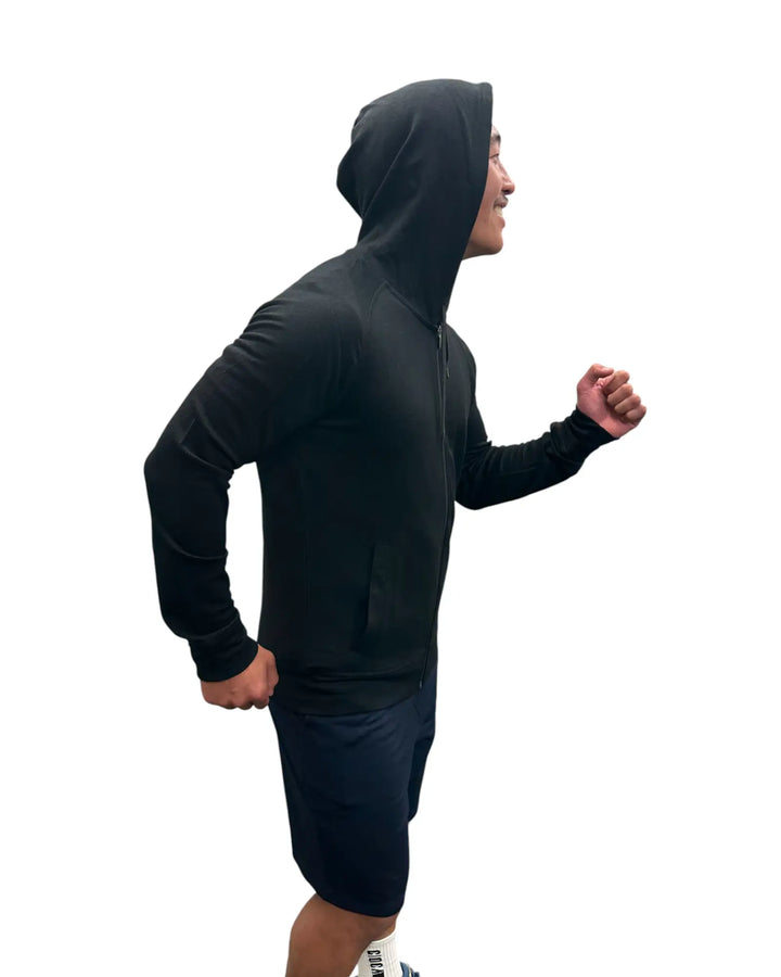 Long Sleeve Zip Hoodie 220g