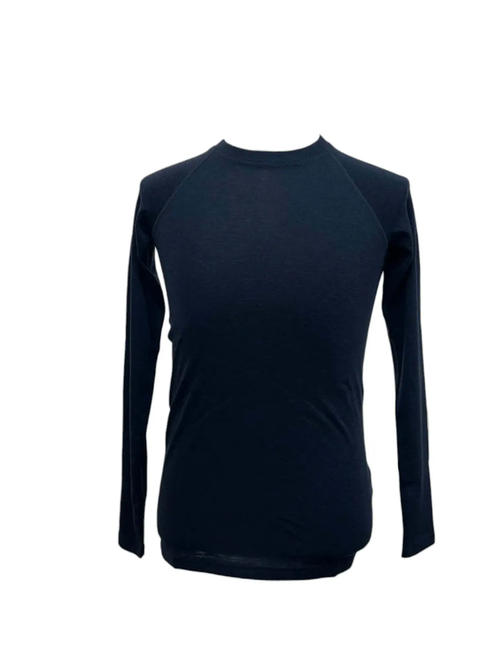 Long Sleeved Crew Neck Top 200g(Rib)