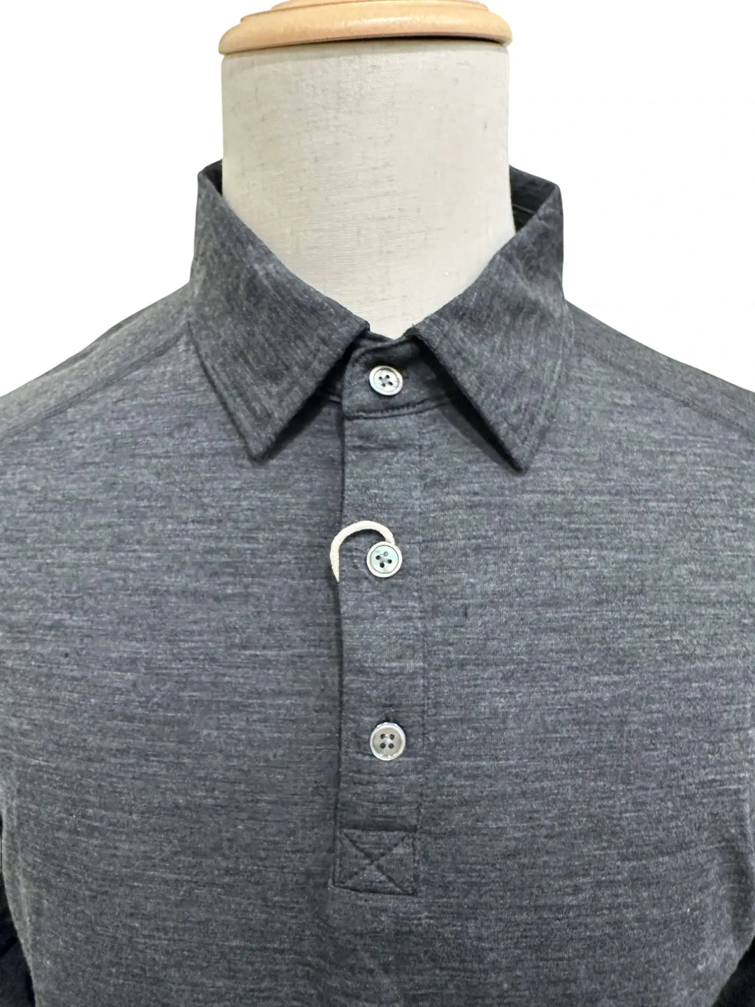 Collared Polo Top- Long Sleeve