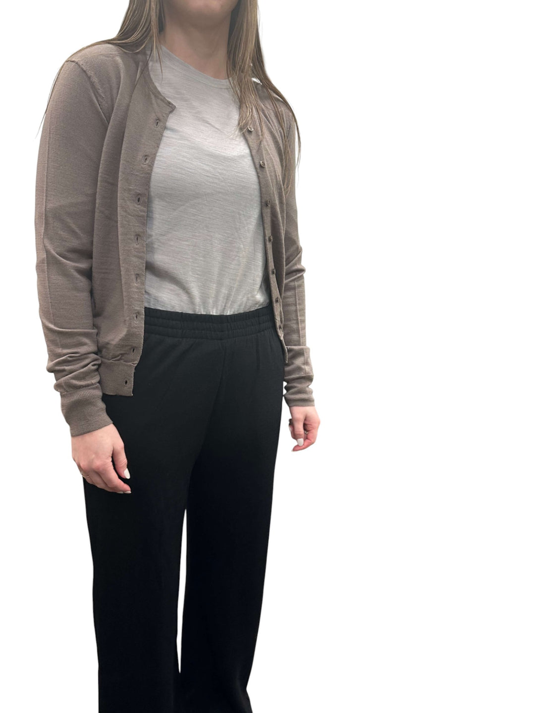 Fine knit cardigan