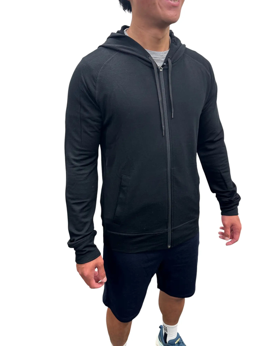 Long Sleeve Zip Hoodie 220g