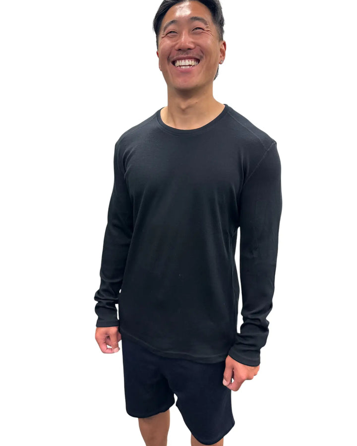 Long Sleeved Crew Neck Top 240g