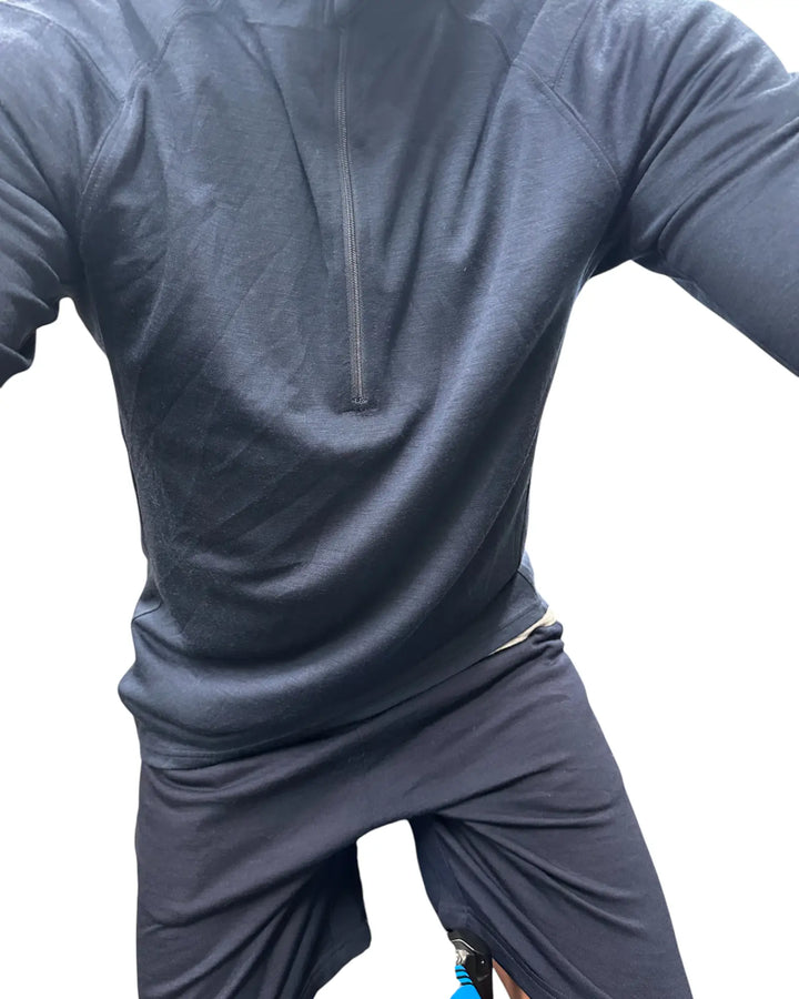 Zip Neck Top 230g