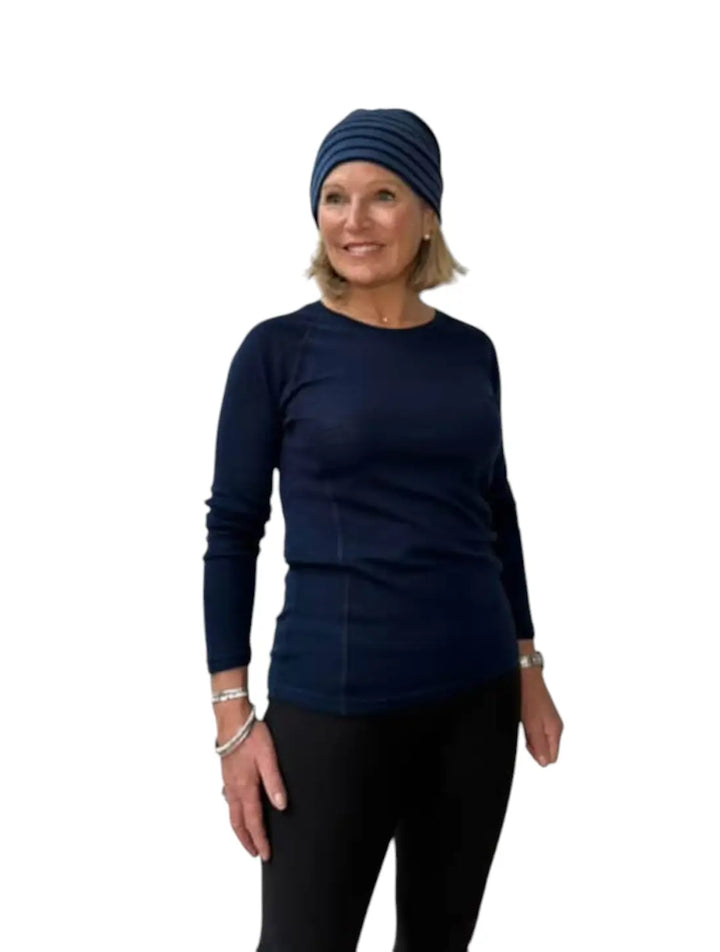 Long Sleeved Crew Neck Top 180gsm (Rib)