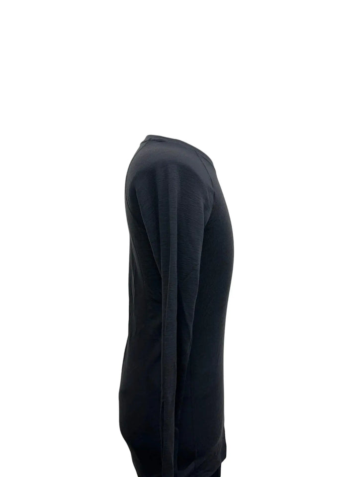Long Sleeved Crew Neck Top 180g(Rib)