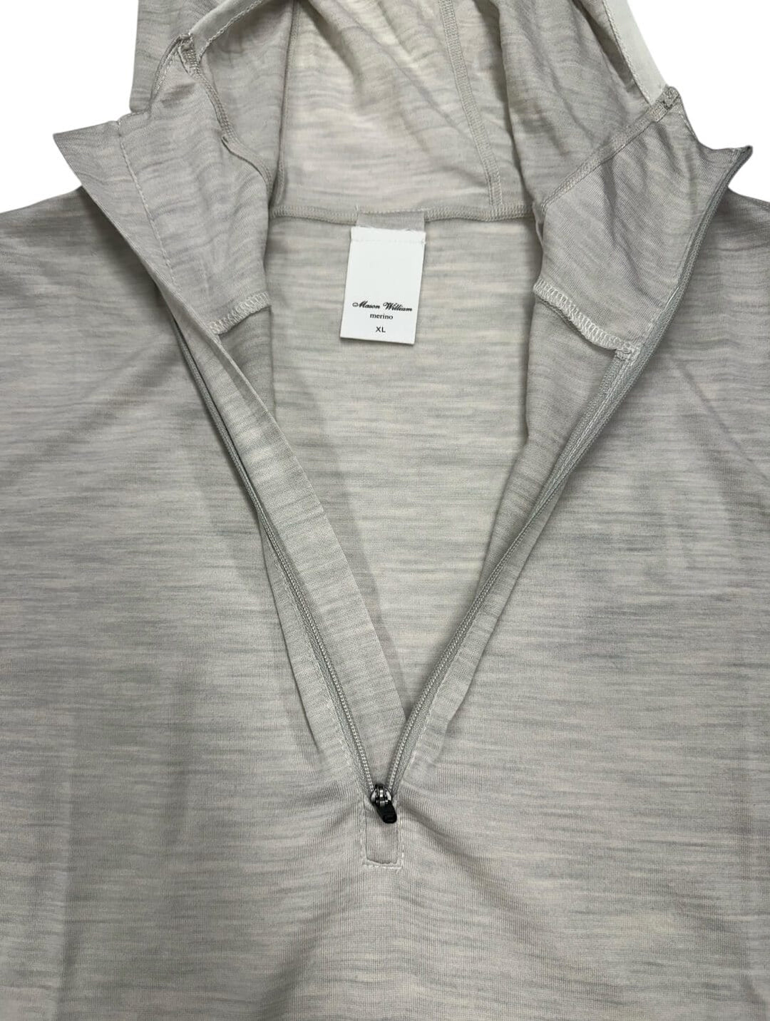 Womens Merino LS Zip Neck Hoody