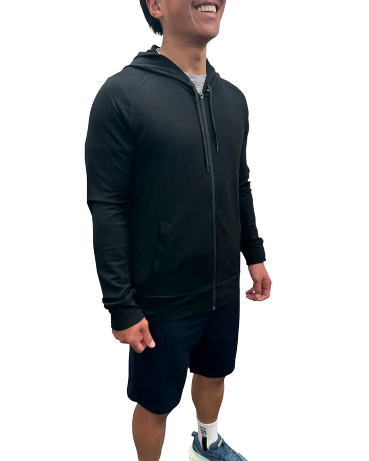 Long Sleeve Zip Hoodie 220g