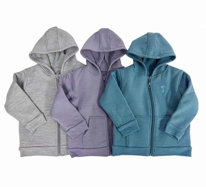 100% Merino Fleece Zip Hoody Jacket 300g