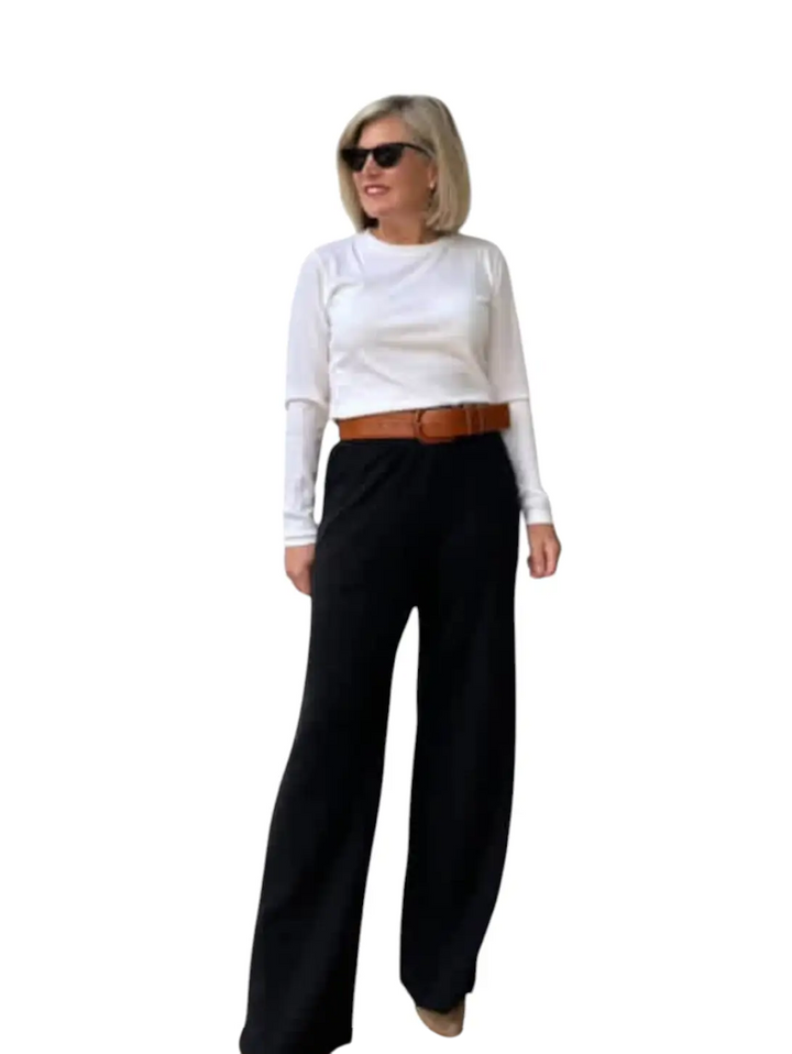 Long Sleeved Crew Neck Top 240g