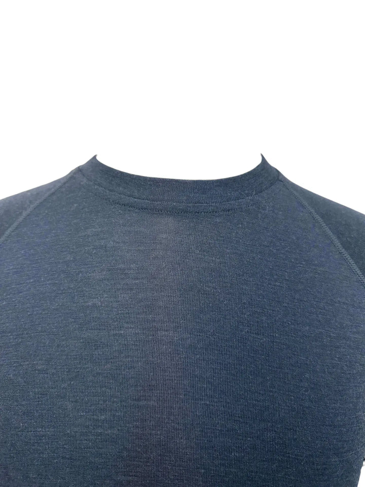 Long Sleeved Crew Neck Top 200g(Rib)