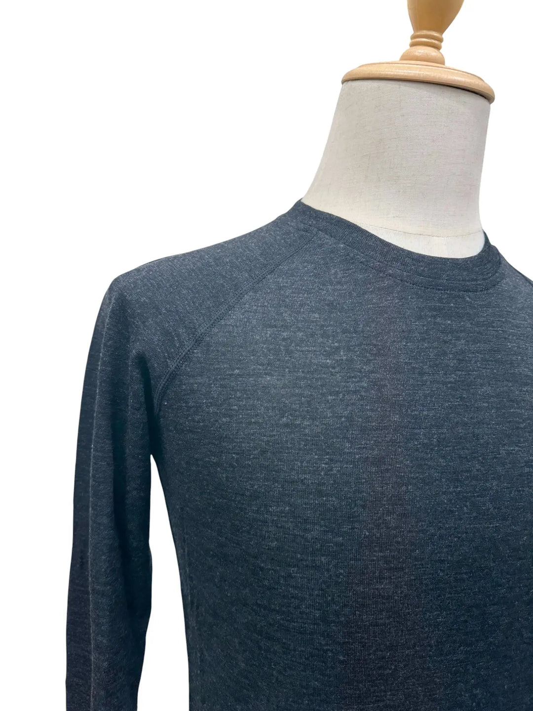 Long Sleeved Crew Neck Top 200g(Rib)