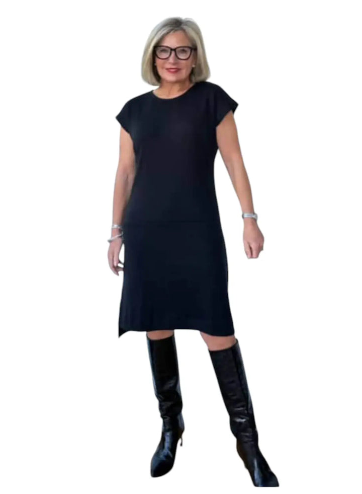 Short Sleeve Midi Dress