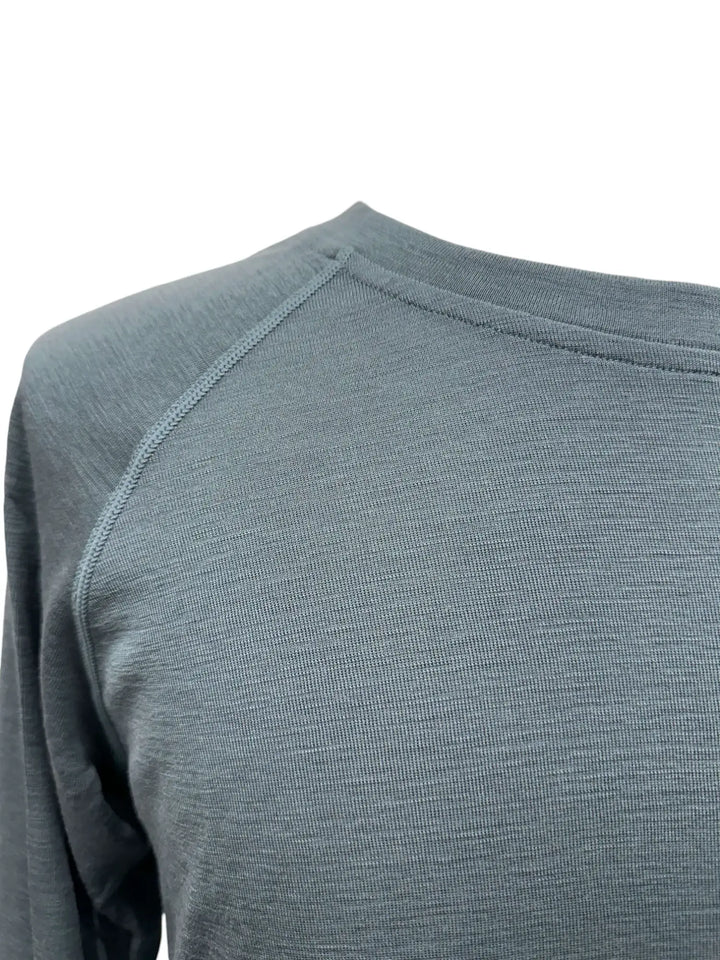 Long Sleeved Crew Neck Top 180g(Rib)