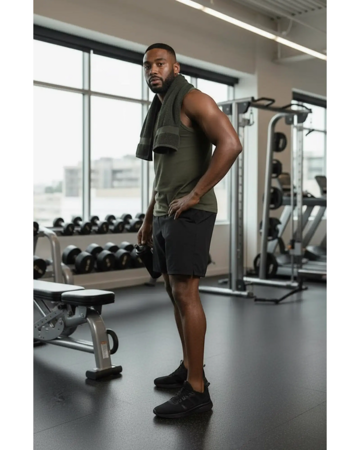 Sleeveless Crew Neck Top