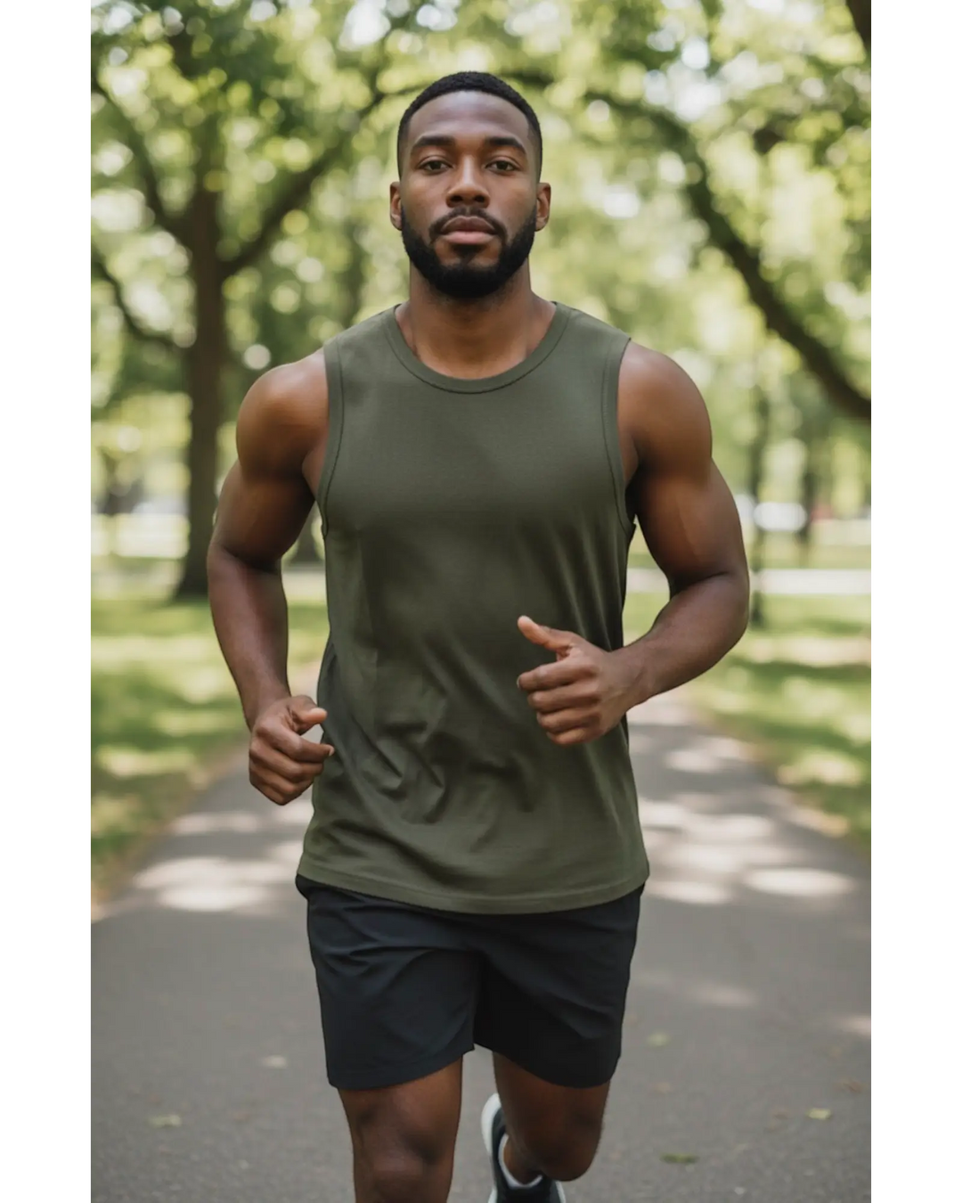 Sleeveless Crew Neck Top