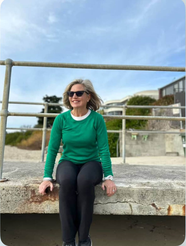 Long Sleeved Crew Neck Top 230g(Rib)