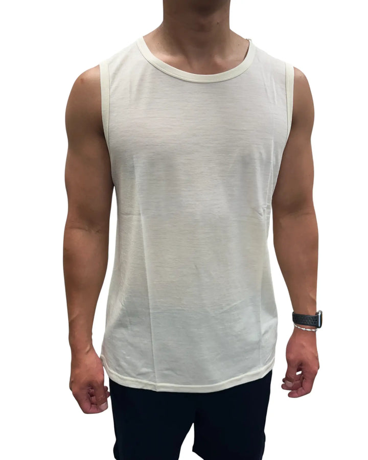 Sleeveless Crew Neck Top