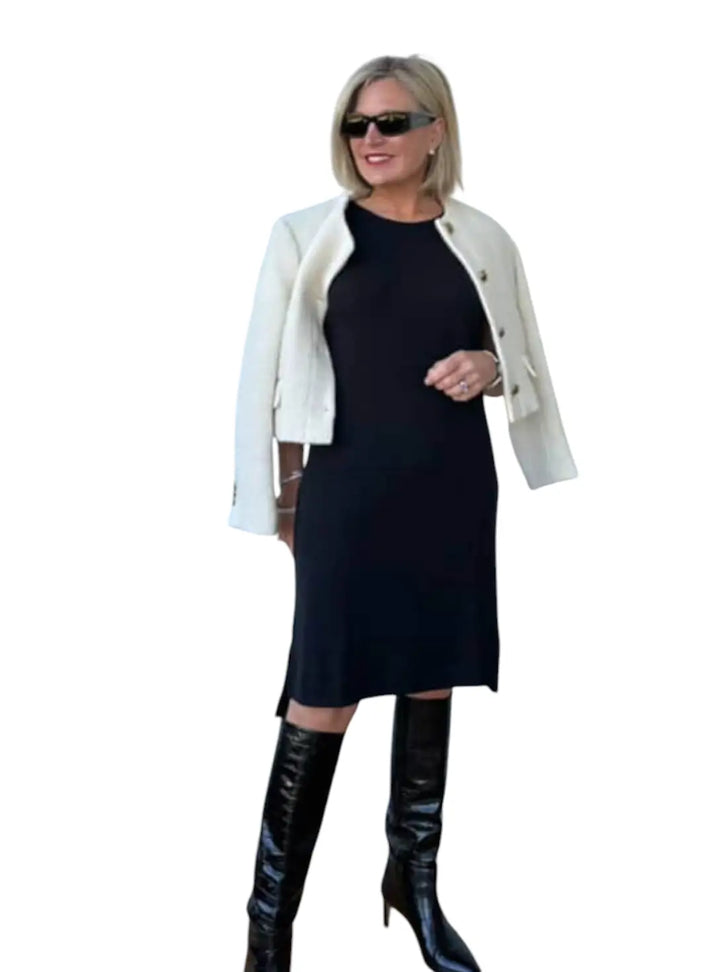 Short Sleeve Midi Dress
