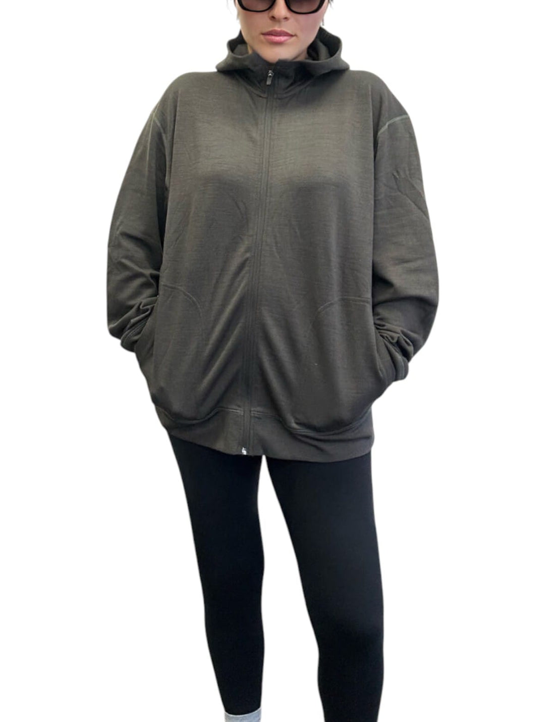 100% Wool Hoody Jacket 280gsm