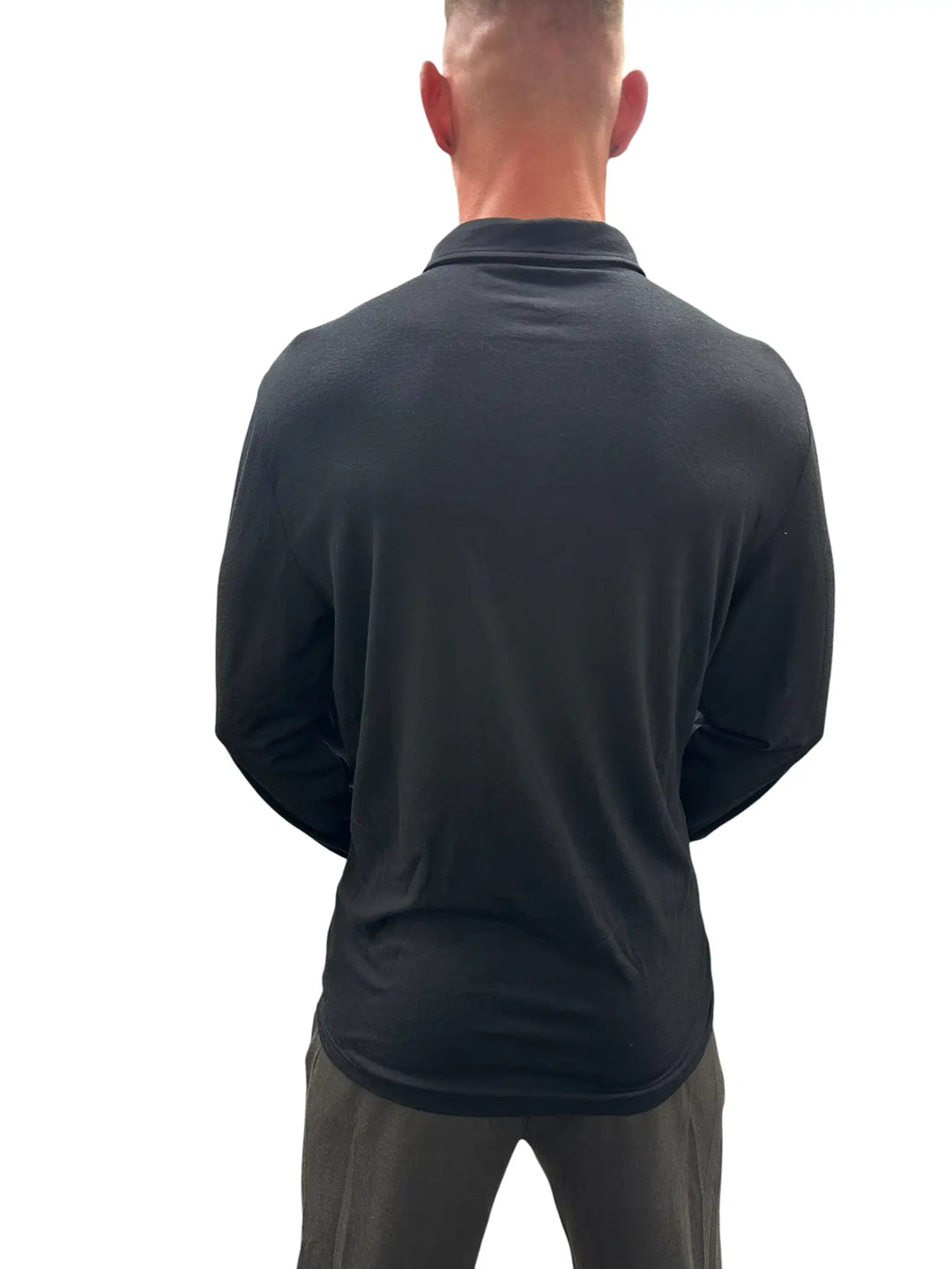 Collared Polo Top- Long Sleeve