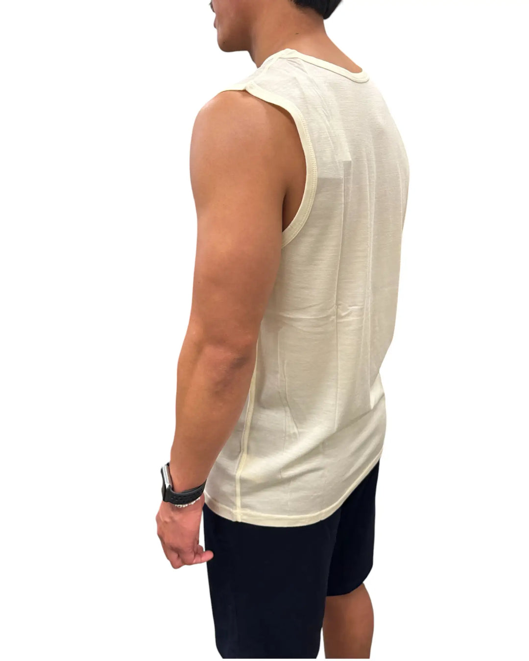 Sleeveless Crew Neck Top