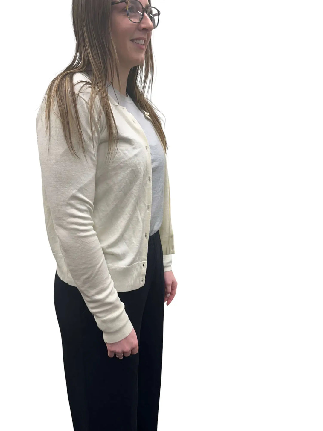 Fine knit cardigan