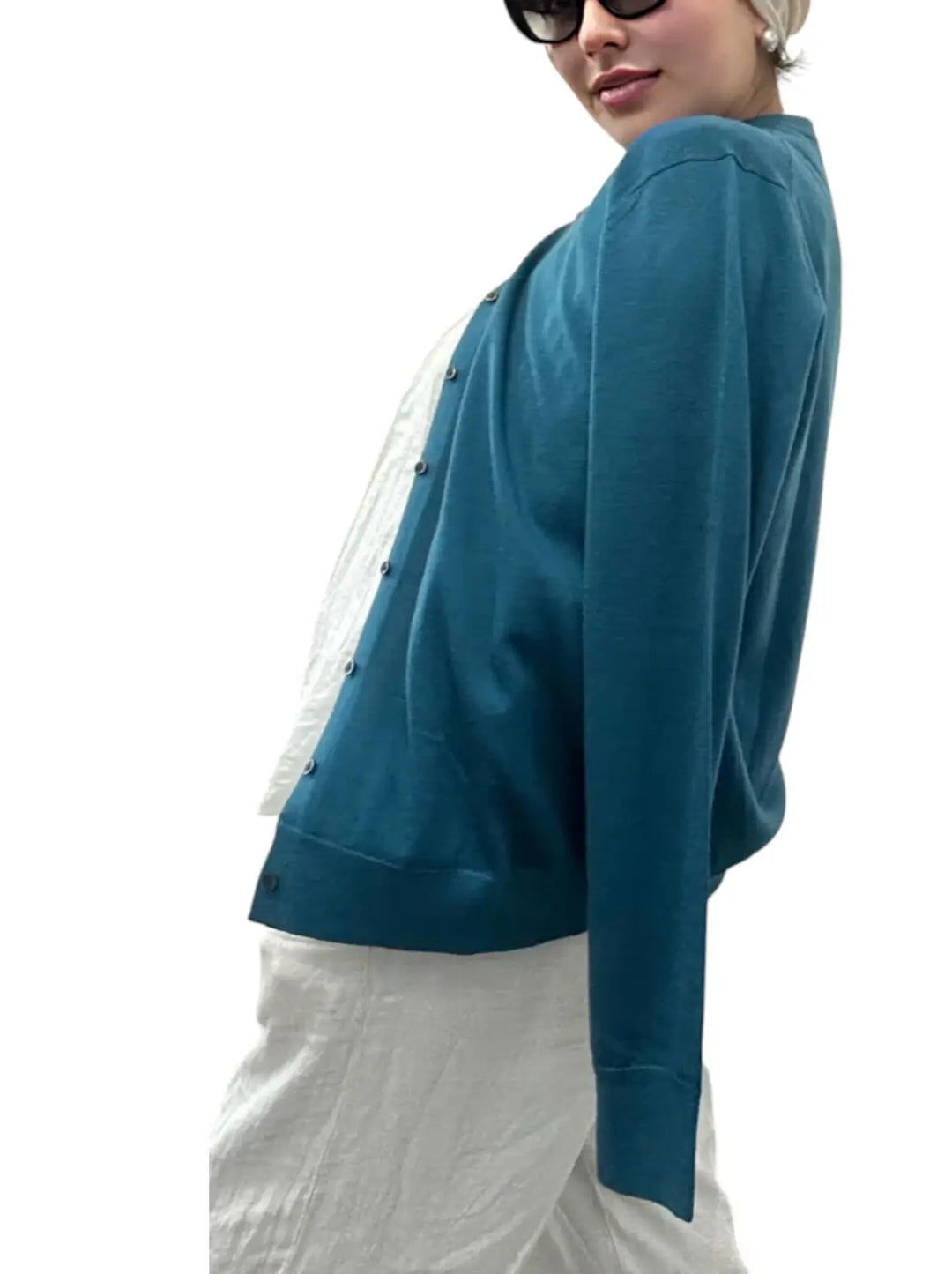 Fine knit cardigan
