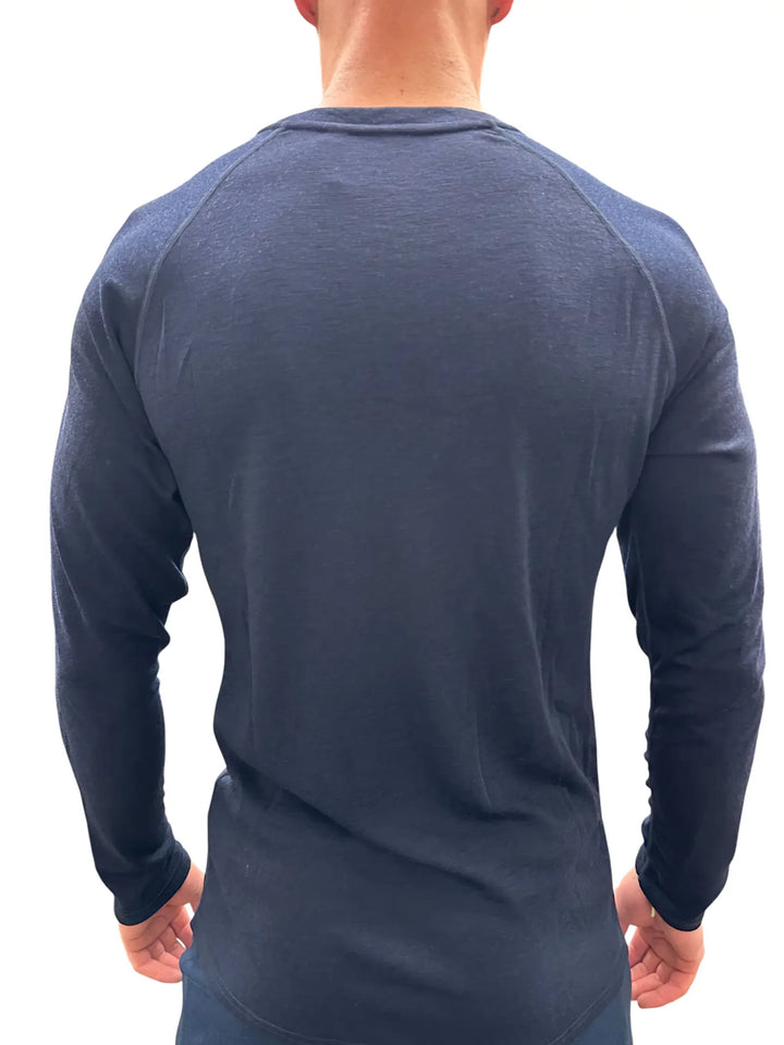 Long Sleeved Crew Neck Top 230g(Rib)