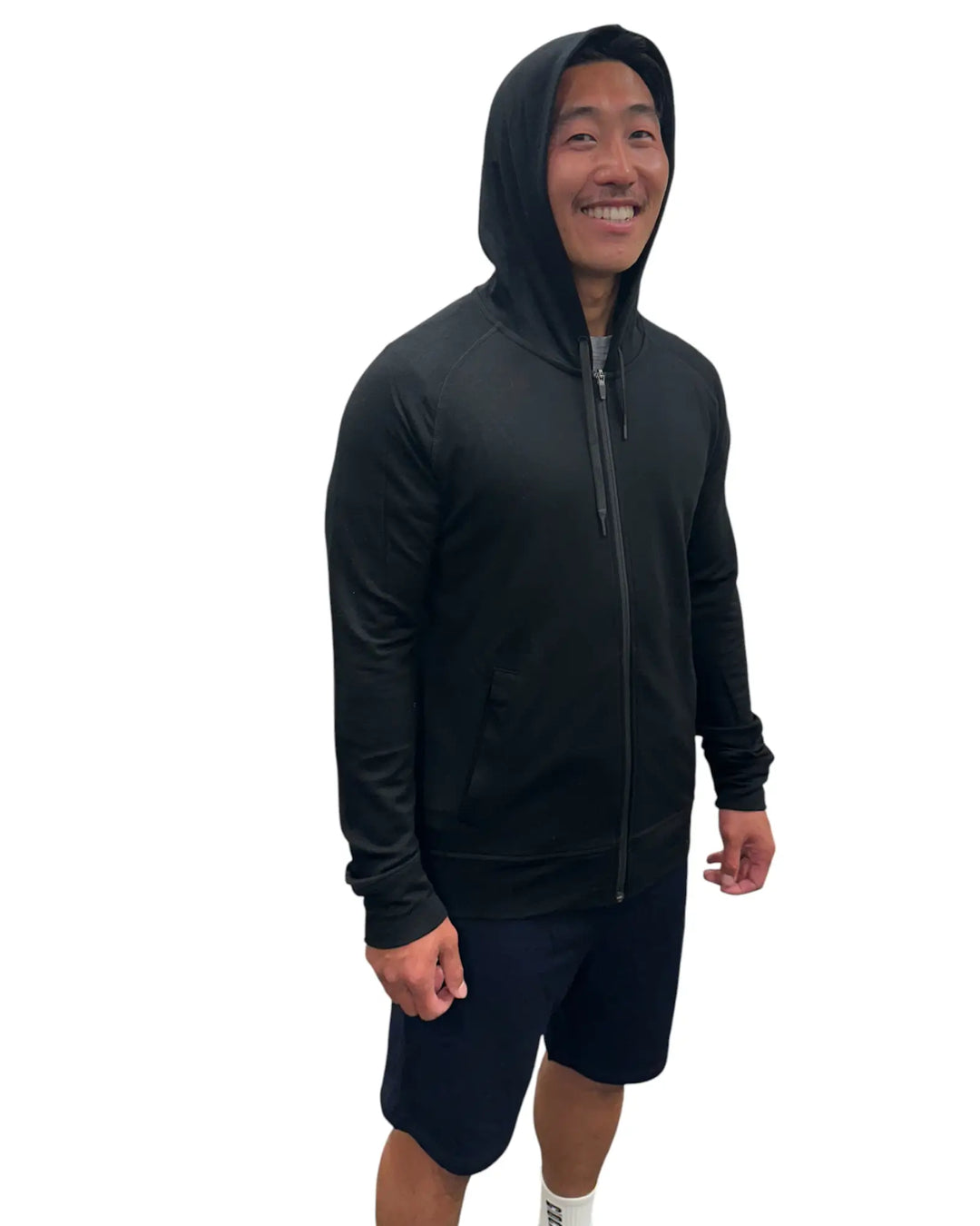 Long Sleeve Zip Hoodie 220g