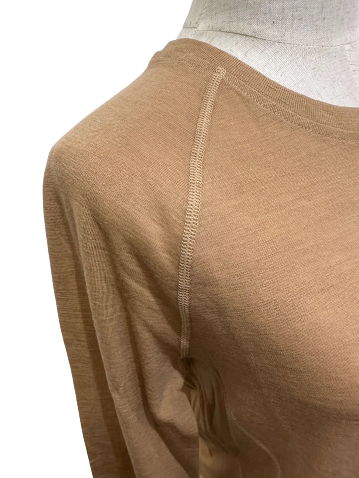 Long Sleeved Crew Neck Top 180gsm (Rib)