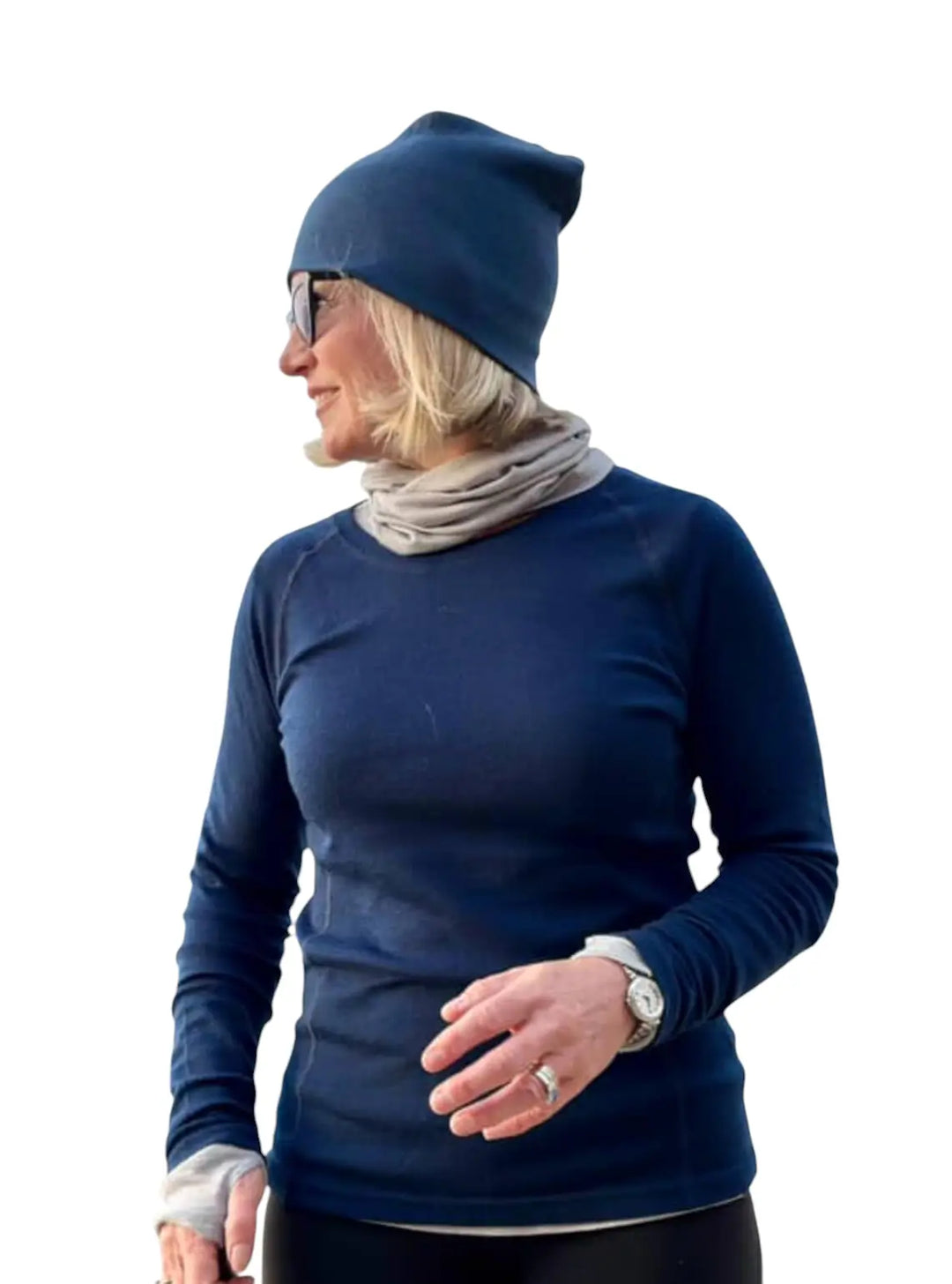 Long Sleeved Crew Neck Top 180gsm (Rib)