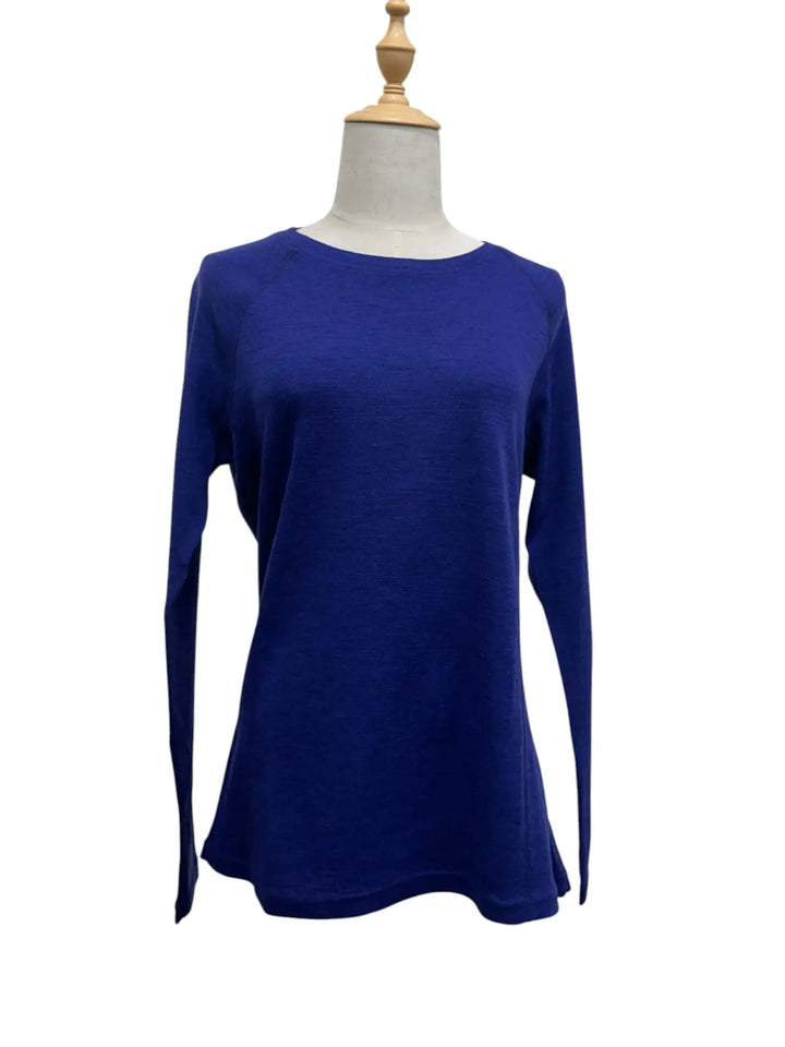 Long Sleeved Crew Neck Top 230g(Rib)