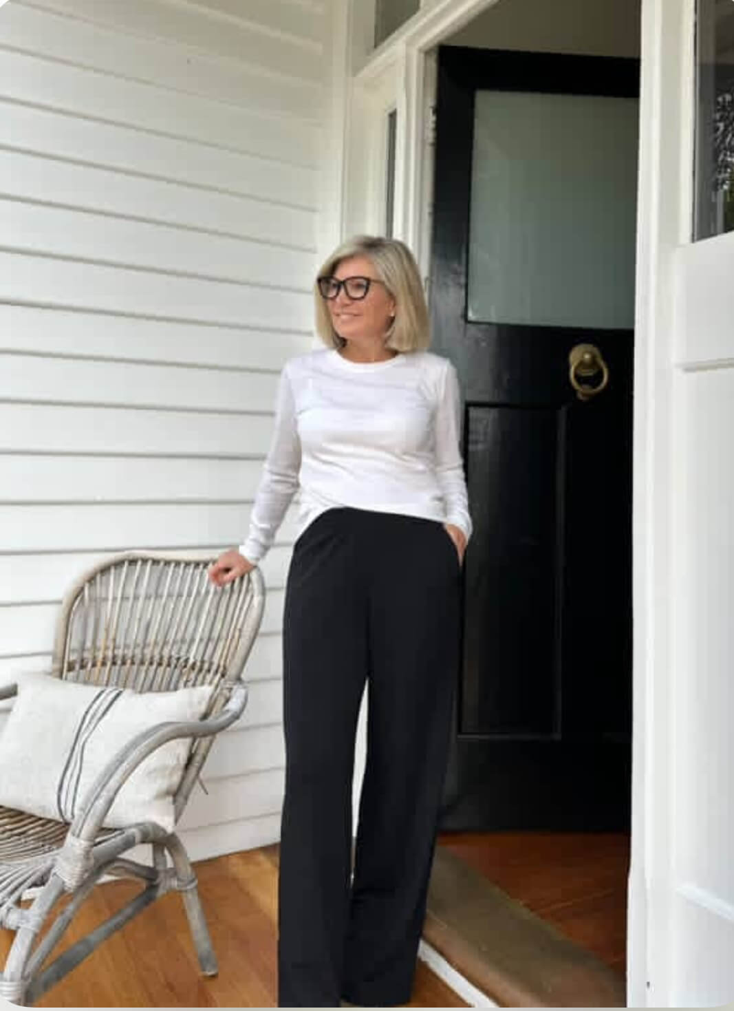 Long Sleeved Crew Neck Top 240g
