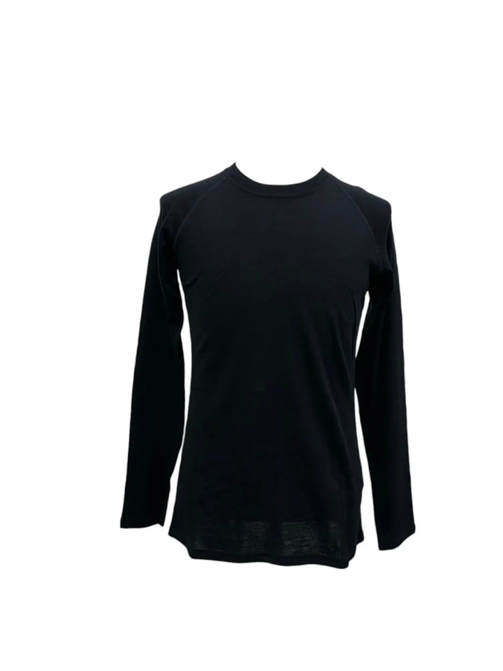 Long Sleeved Crew Neck Top 200g(Rib)