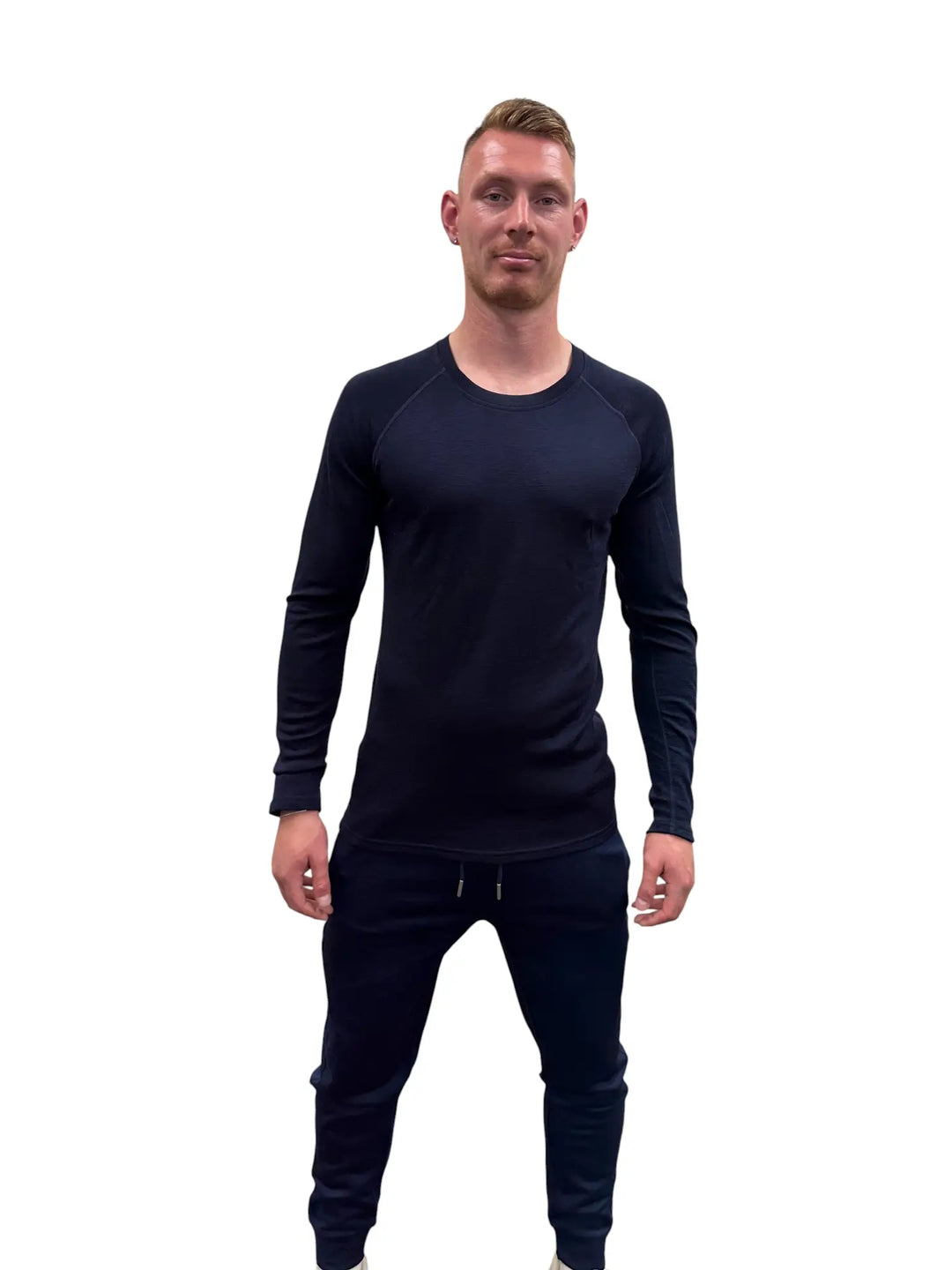 Long Sleeved Crew Neck Top 230g(Rib)
