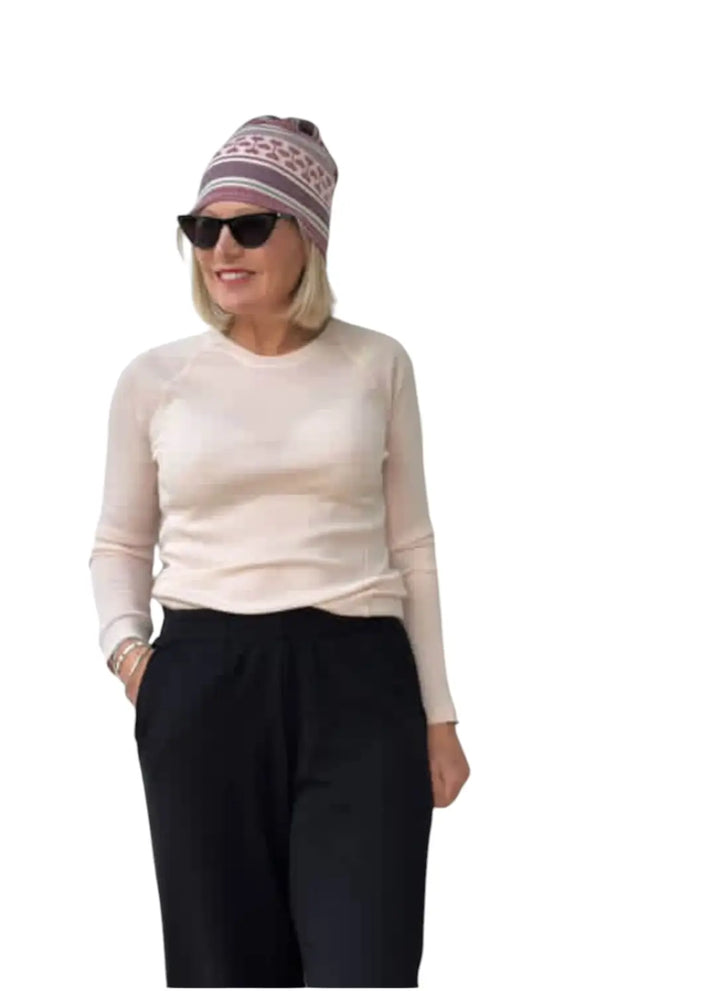 Long Sleeved Crew Neck Top 230g(Rib)